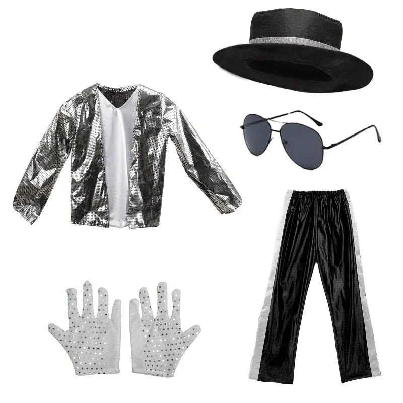 In the 1970s Michael Jackson Performed Costume Parties Halloween Children's Performance Costumes and Children's Day Costumes