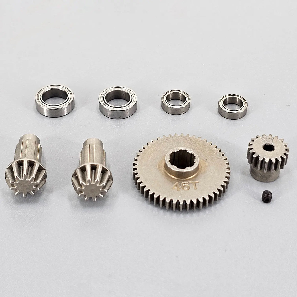 Upgrade Metal Front & Rear Suspension,Wheel Hubs,Bearing,Steering Rob,Aluminum Parts For SCY16101,16102Pro,16104,SG116,Q130 ect