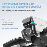 New GT9 Drone 8K Professinal 1080P Wide Angle Dual HD Camera Foldable RC Helicopter WIFI FPV Infrared obstacle avoidance Toys