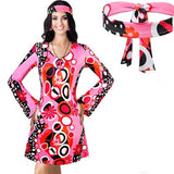 70s Disco Outfit Women 80's Disco Dress Pants Halloween Costume Hippie Clothes Retro Hippie