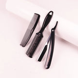Hair styling tool set - shaver, comb with shaver, double-sided hair comb, styling tools, special for real hair wigs