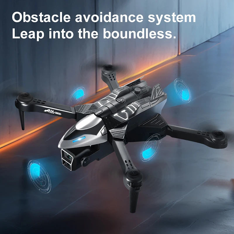 A66 Dual Lens Drone 8k High-definition Aerial Photography Obstacle Avoidance Aircraft Spray Remote Control Aircraft Toys