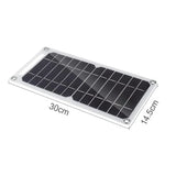 5V Flexible Solar USB Charger Photovoltaic Power Soft Panel Emergency Outdoor Charger for Mobile Phone Fan Power Bank Must-Have