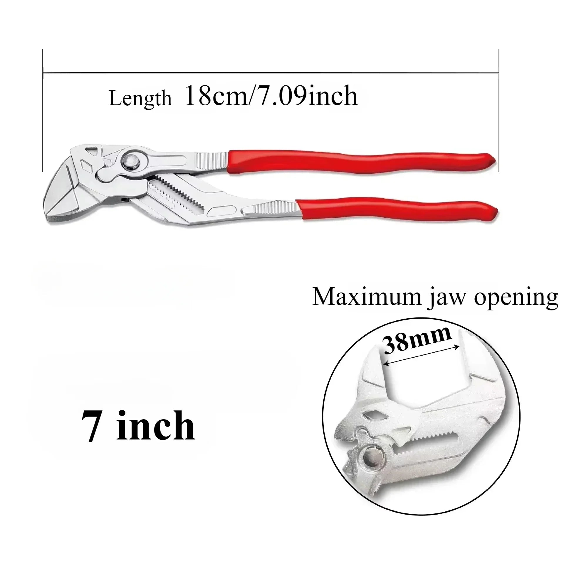 Eagle Beak Wrench Water Pipe Pliers Multi-function Adjustable Spanner Press Clamp Large Opening Plumbing Household Tools