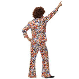 Halloween Party Disco Adult Couples Hippie Costumes Women Male 70s 80s Rock Disco Cosplay Outfits Dance Fantasia Costume
