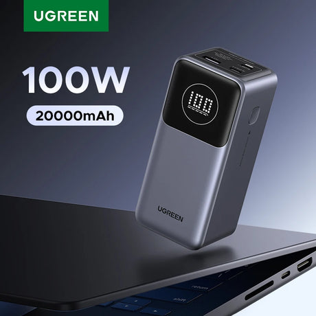 UGREEN 12000mAh portable power bank 100W fast charging