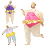 Hot selling costume party performance, chubby guy, funny and cute party atmosphere props, ballet inflatable suit