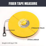 Measure Tools /20/30/50/100 Meters Measuring Ruler Measuring Tape Long Fiberglass Tape Measure
