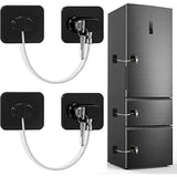 Child Safety Lock Cabinet Refrigerator Door Lock Stainless Steel Cable Protection Children Baby Window Lock Strong Fixation New