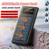 200000mAh portable power bank 4W fast charging