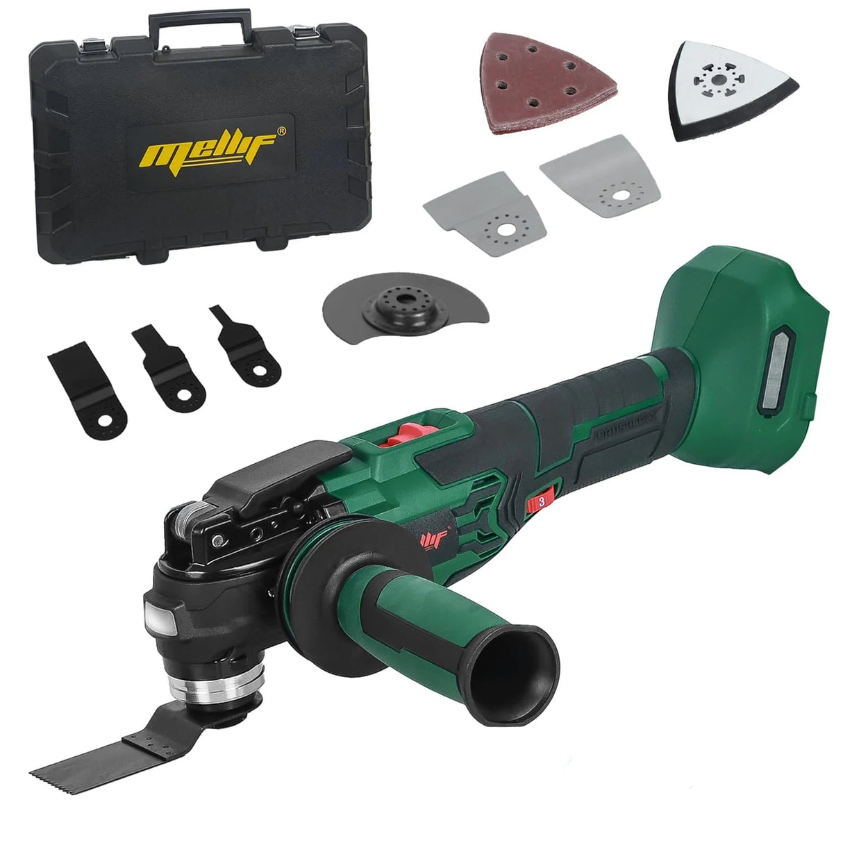 Handheld Oscillating Saw Cordless Oscillating Tool for Makita 18V Battery BL1830 Battery for Scraping,Sanding,Cutting Wood