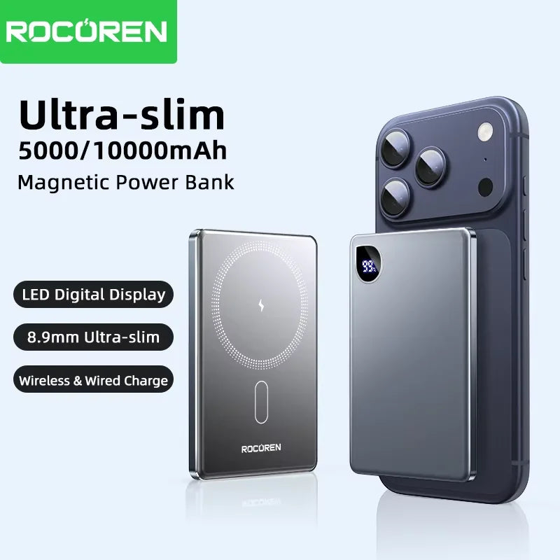 Rocoren 10000mAh portable power bank