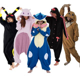 Snorlax Squirtle Mewtwo Onesie Kigurumi Gengar Cosplay Costume Halloween Adult Anime Cat Eevee Pajamas Pijama