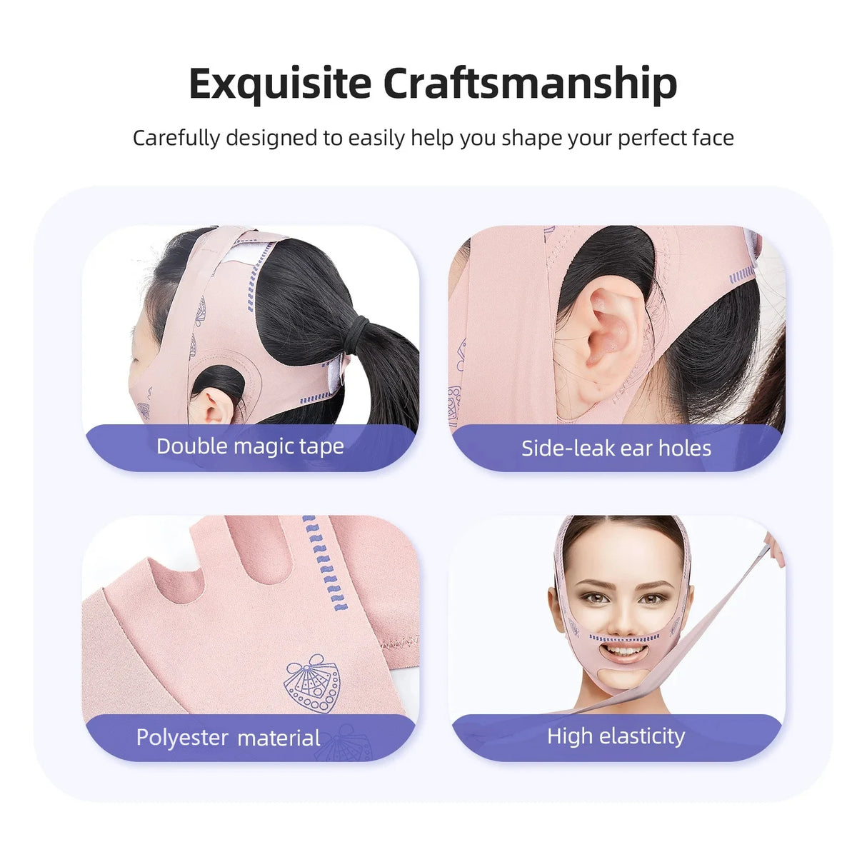 Face Slimming Bandage Women Face Lifting V Line Shaper Chin Cheek Lift Up Belt Anti Wrinkle Strap Facial Beauty Skin Care Tools