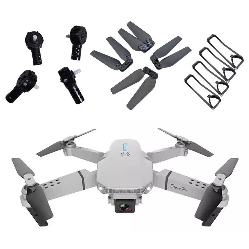 4pcs New RC Drone Propeller Blade Plastic Universal Crash Guard Cover Easy Install RC Quadcopter Parts for E88 E88Pro
