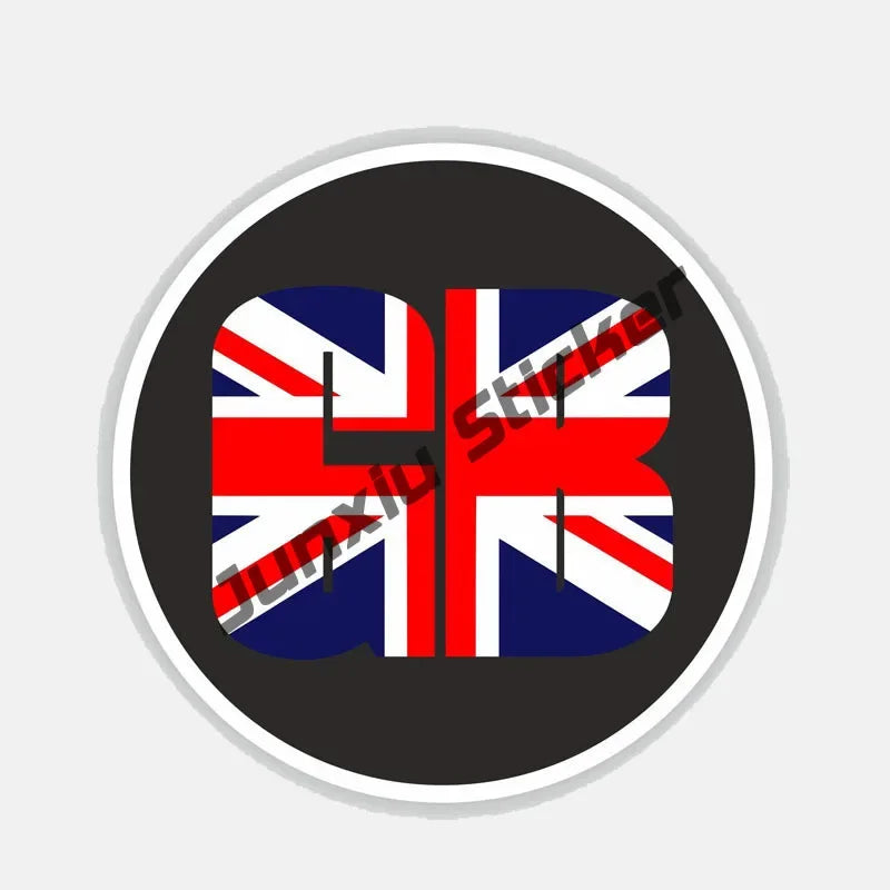 London England United Kingdom GB Vinyl Decals Bumper Stickers GB Accessories for Car Pickup National Flag Glue Sticker KK10cm