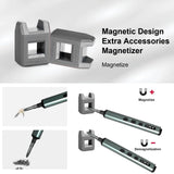 Precision Electric Screwdriver Set 68 in 1 Cordless 64 S2 Precision Drill Bits 5 Torque Settings LED Hand Repair Tool Kit