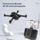 Black K11 Mini Finger Drone Pocket 4k Movie Lens RTF Foldable Brushless Quadcopter Wide Angle Anti Shake Camera Beauty Effect