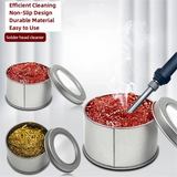 Soldering Iron Tip Cleaner Non-Slip Solder Tip Cleaning Wire Ball Tin Remove For Cleaning Soldering Irons And Tips