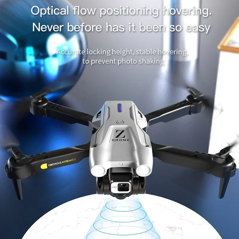 T1 Mini Drone Professional 8K HD Dual Camera FPV Dron Optical Flow 360°Obstacle Avoidance Quadcopter Toy Gift
