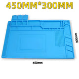 Repair Pad Insulation Heat-Resistant Soldering Station Silicon Soldering Mat Work Pad Desk Platform for BGA Soldering Station