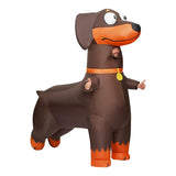 Adult Inflatable Sausage Dog costume Dachshund Inflatable Set Halloween Carnival Christmas Day Party Inflatable Dog Set