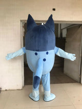 Blue Sonics Mascot Costume Holiday Celebration Fancy Dress Birthday Party Cartoon Anime Dog Adult Performance Outfit Christmas