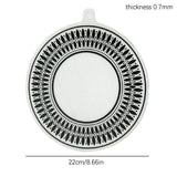 {Summer2} 22/24cm Heat-resistant Silicone Induction Protect Mat Cooktop Anti-Scratch Pad For Induction Stove Air Fryer Liners