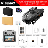 2026 V168 MAX GPS Drone Professional 8K Camera Aerial FPV Brushless Avoiding Obstacle Large Screen Remote Control Folding Drones