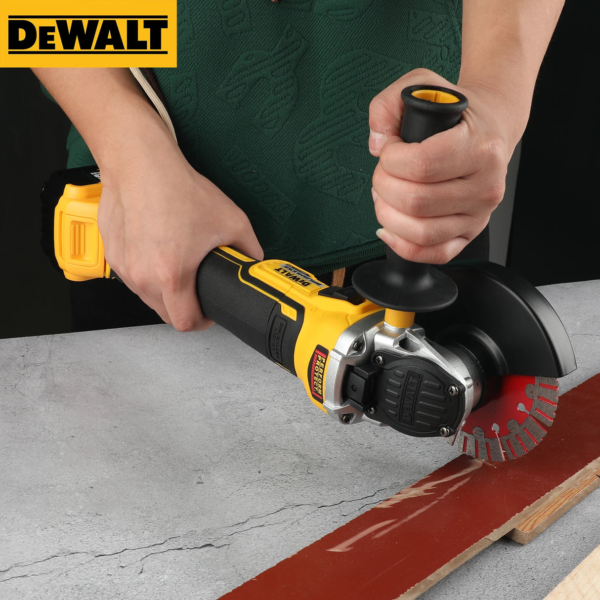 DEWALT lithium battery charging trimming machine multifunctional cutting machine wireless polishing machine DCG405NT 125MM