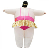 Hot selling costume party performance, chubby guy, funny and cute party atmosphere props, ballet inflatable suit
