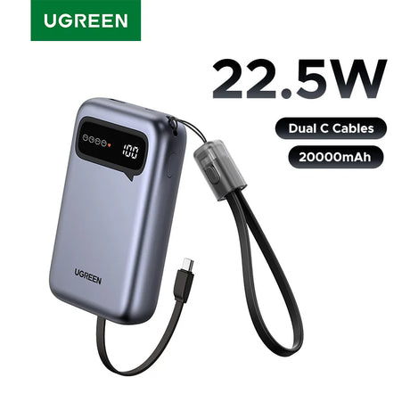 UGREEN 20000mAh portable power bank 20W fast charging
