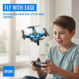 Mini Foldable RC Quadcopter Drone With Stable Camera Perfect For Kids Fun Outdoors