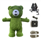 Inflatable Cartoon Doll Costume Teddy Bear Doll Cosplay Polar Bear Cosplay Costume Birthday Party Funny Animal Imitation Costume