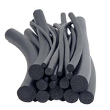 Black EPDM Rubber Foam Sealing Strip Round Sponge Cord Bar For Cabinet Door Seal 2/3/4/5/6/7/8/9/10/12/15/18mm