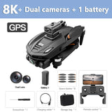 Lenovo  Drone GPS RC 8K Professional HD Aerial Photography Laser obstacle avoidance Aircraft Quadcopter Three-axis gimbal Dron