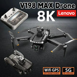 Lenovo V198MAX Drone GPS 8K HD Aerial Photography 4K Dual Camera Brushless Quadrotor Laser Obstacle Avoidance Aerial Optical toy