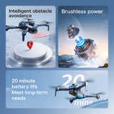 2026 New GT8 Drone GPS 8K Professional HD 360° Dual Cameras 5G WIFI Brushless Motors Obstacle Avoidance Foldable Quadcopter Toys