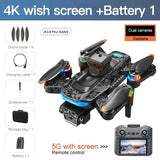 Lenovo  A14Pro max GPS Drone 4K Professional Dual Camera Dron Brushless Motor WIFI FPV Foldable RC Quadcopter Helicopter Toys