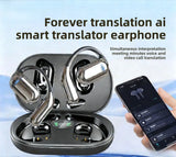 3-in-1 AI Translator Earbuds 144 Languages Noise Cancelling Bluetooth 5.3 Headset Instant Translator Smart Voice Real Time
