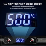 NEW Electric Soldering Iron 16IN1 80W LCD Digital Display 180-500 Adjustable Replaceable Head Soldering Iron Tin Pen Welding Kit