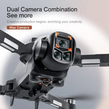 Lenovo V156 MAX 8K Drone with Screen Remote Control Brushless ESC  4K HD Dual Camera GPS drone  Quadcopter Avoidance Gift