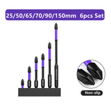 D1 Anti-Slip and Shock-Proof Bits Screwdriver Bits,High Hardness Strong Magnetic