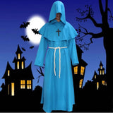 Halloween cosplay costumes ancient costumes medieval monk costumes monk robes wizard costumes priest costumes mask costume