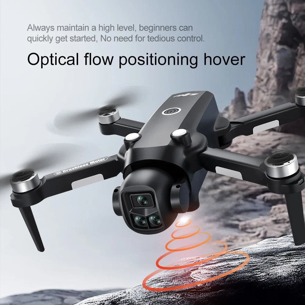 Lenovo V156 MAX 8K Drone with Screen Remote Control Brushless ESC  4K HD Dual Camera GPS drone  Quadcopter Avoidance Gift