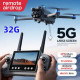 Best Sales Drone 4.3-Inch Screen Remote Control Lightweight Beginner Foldable GPS Quadcopter for Adults Travel