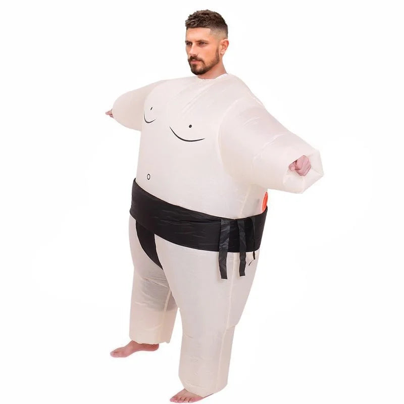 New Strange Sumo Fat Man Inflatable Suit Festival Park Attractions Funny Suit Costume Halloween Performance Event Party Cosplay