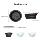 Silicone Foldable Face Ice Bath Bowl for Facials Plunge Dipping Skin Care Tool Home Travel Beauty Essential Multi Purpose Nursin