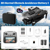 Lenovo V198MAX GPS Drone 8K Professional Camera Aerial FPV Brush Laser Obstacle with Large Screen Remote Control Drone
