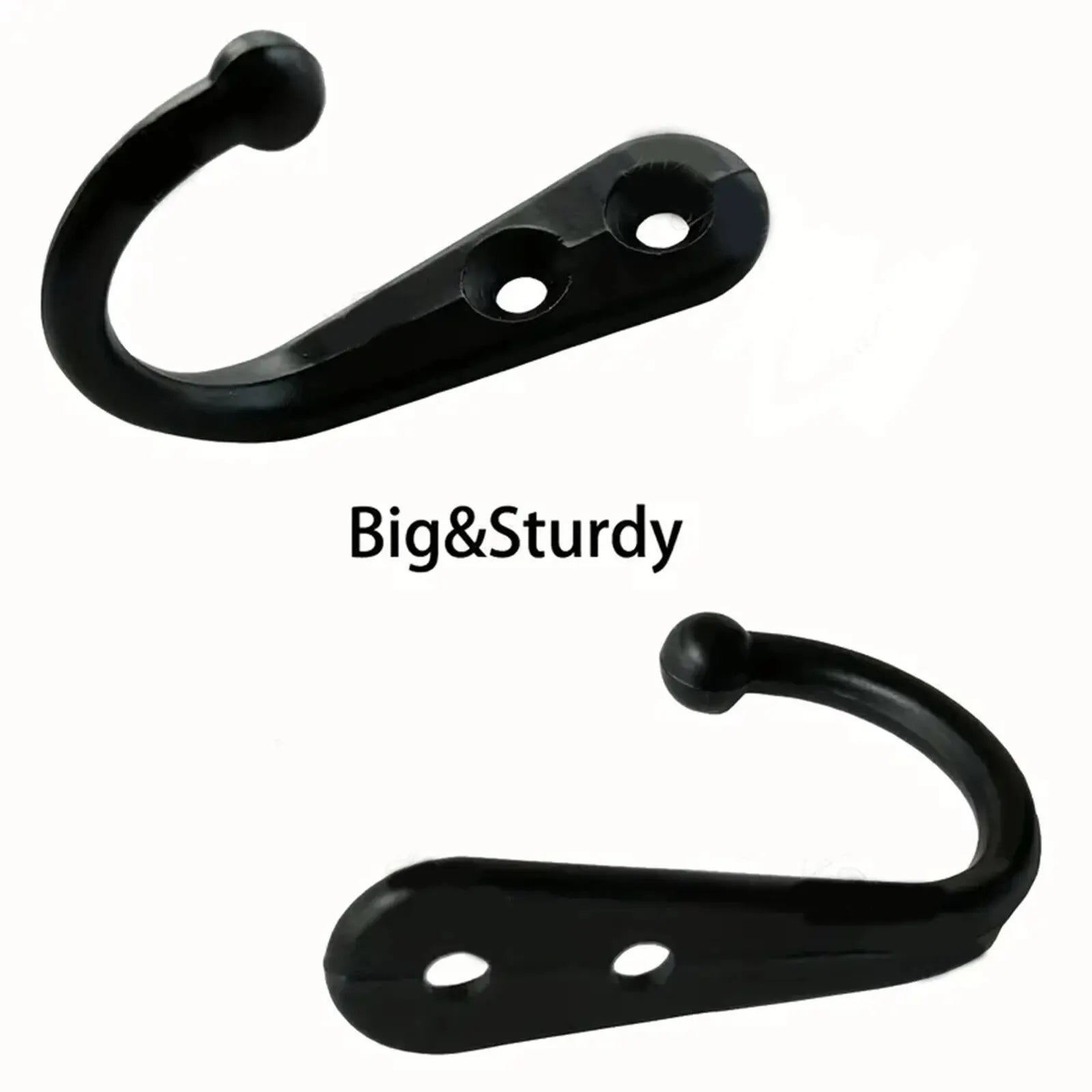 10Pcs Retro Wall Hooks Hangers Door Wall Mounted Coat with Screws Suction Heavy Load Rack for Kitchen Bathroom Accessories